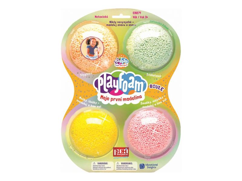 Plastelína kuličková PlayFoam 4 barvy 29009271