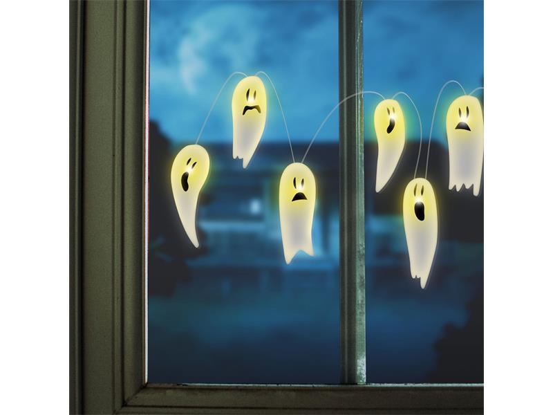 LED dekorace do okna FAMILY 58186A Halloween - duch