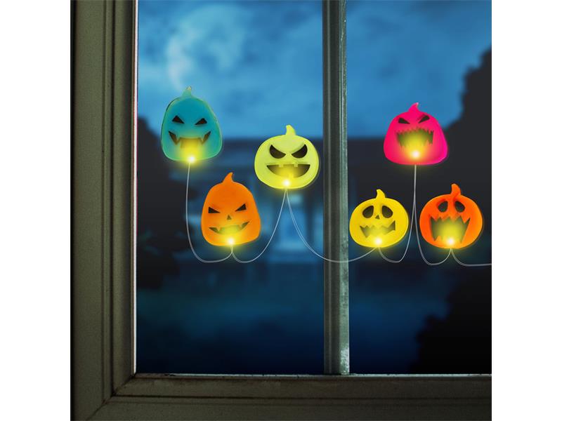 LED dekorace do okna FAMILY 58186B Halloween - dýně