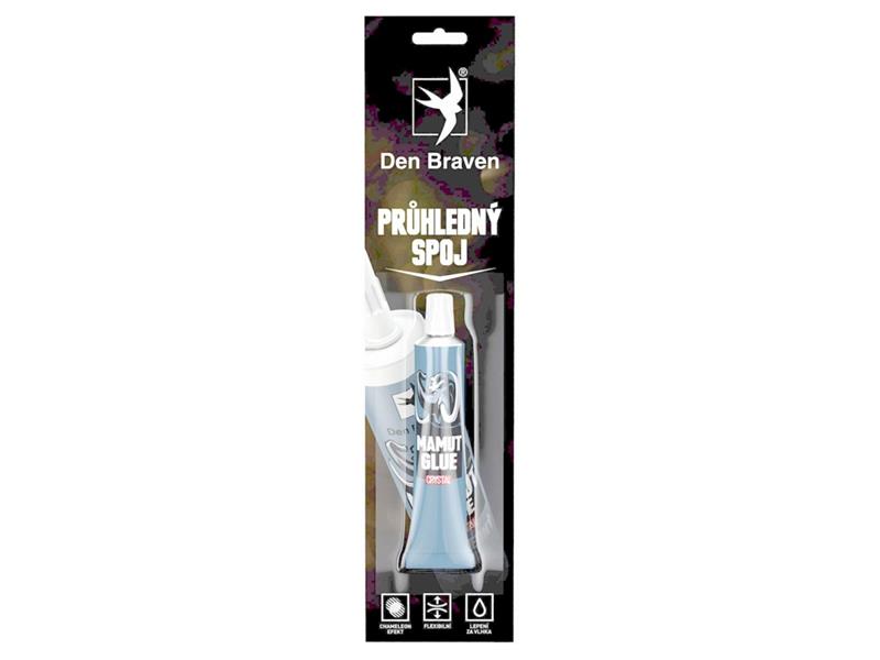Lepidlo DEN BRAVEN MAMUT CRYSTAL transparentní 25ml - rozbaleno - bez originálního obalu