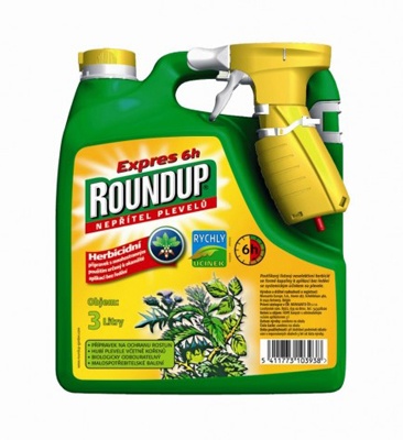 ROUNDUP Expres 6h 3l - rozbaleno - minimální množství vyteklo cca 3dl
