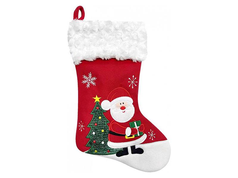 Dekorace vánoční MagicHome ponožka Santa SL8091336X