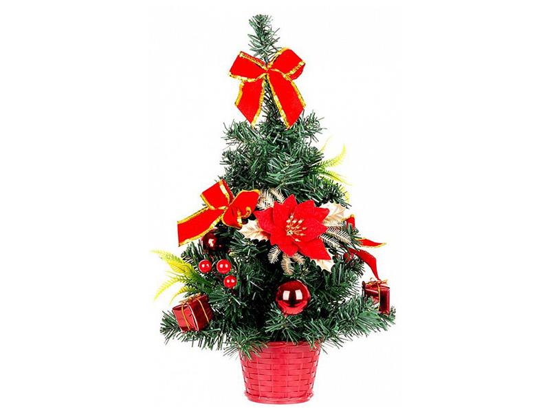 Dekorace vánoční MagicHome - červený stromek 40cm SL8091564X