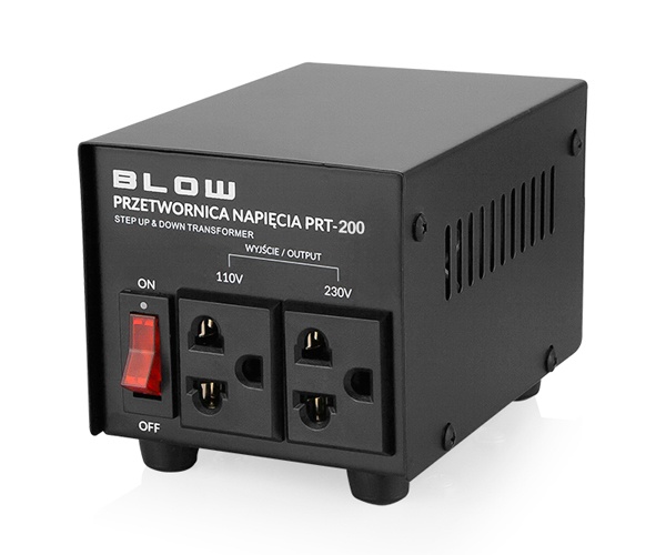 Měnič napětí BLOW PRT-200 230V/110V 200W - rozbaleno - natržený obal