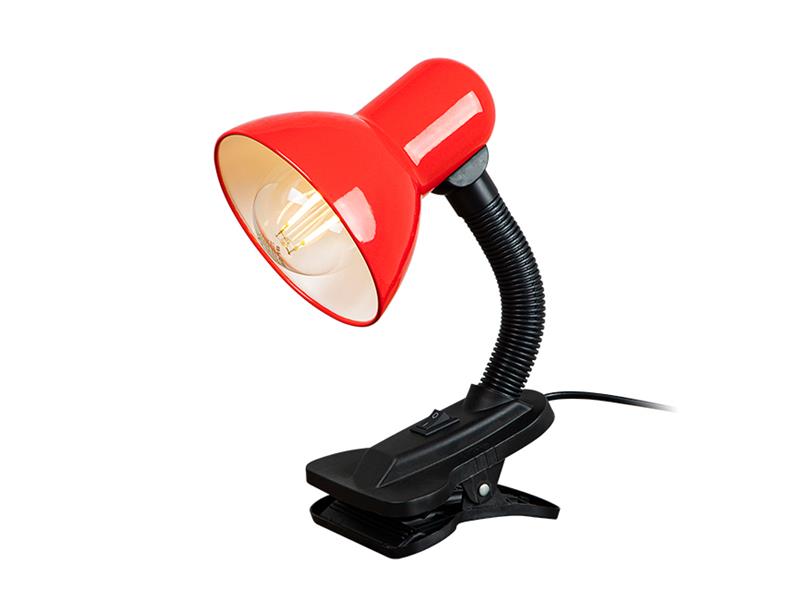 Lampa na klip BLOW LB-08 Red