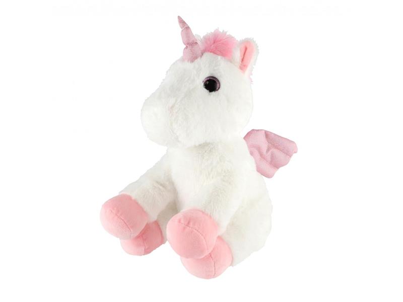 Dětský plyšový jednorožec s křídly TEDDIES 38cm