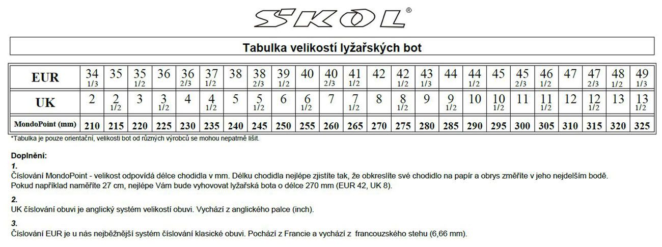 Skol 5337 Boty běžecké 75mm vel.39 Skol