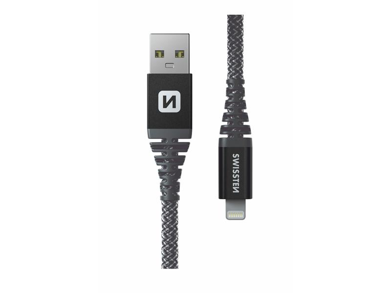 Kabel SWISSTEN 71543010 Kevlar USB/Lightning 1