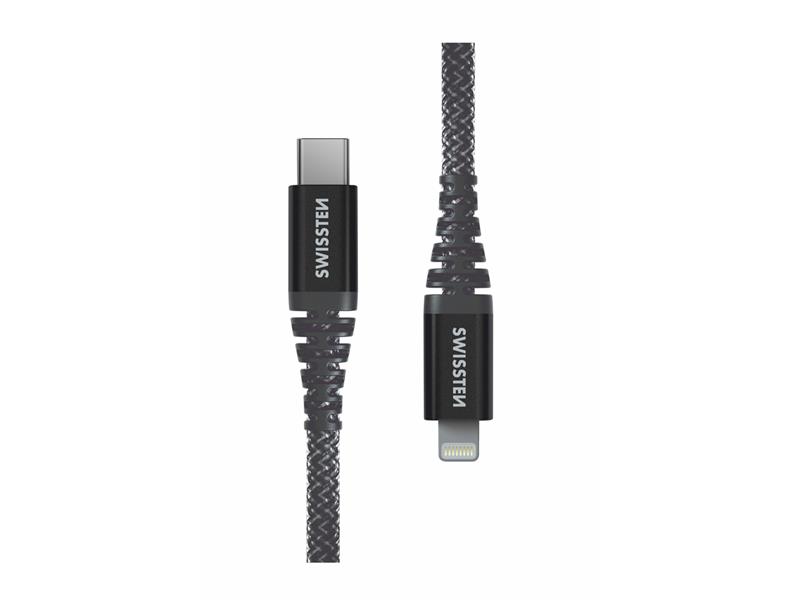 Kabel SWISSTEN 71544010 Kevlar USB-C/Lightning 1