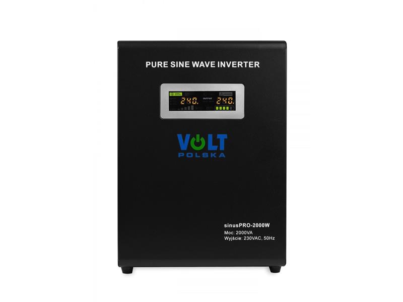 Zdroj záložní VOLT Sinus Pro 2000 W 24/230V 2000VA 1400W - rozbaleno - kontrolně vyzkoušeno