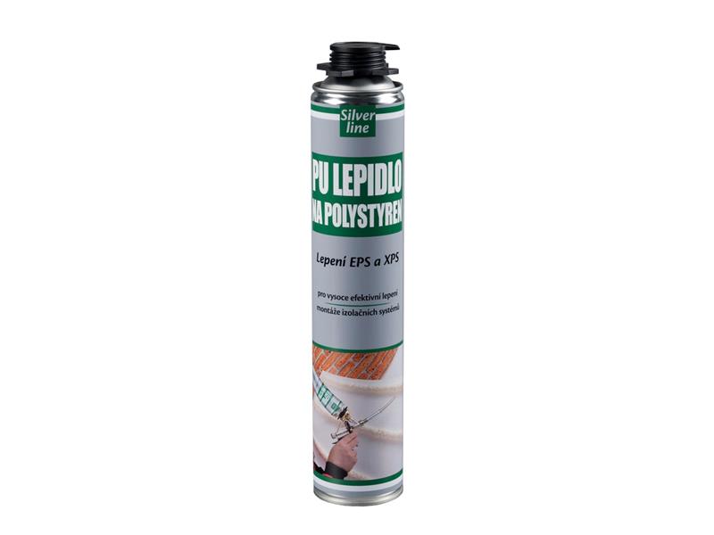 Lepidlo na polystyren DEN BRAVEN SILVER LINE pistolové 750ml - rozbaleno - poškozené víčko