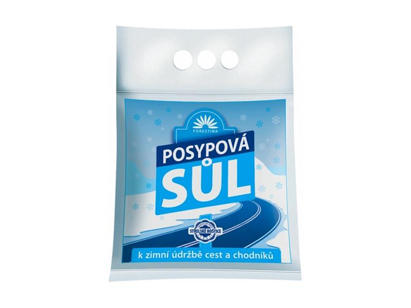Posypová sůl FORESTINA - rozbaleno - děravý pytel - zůstatek cca4kg