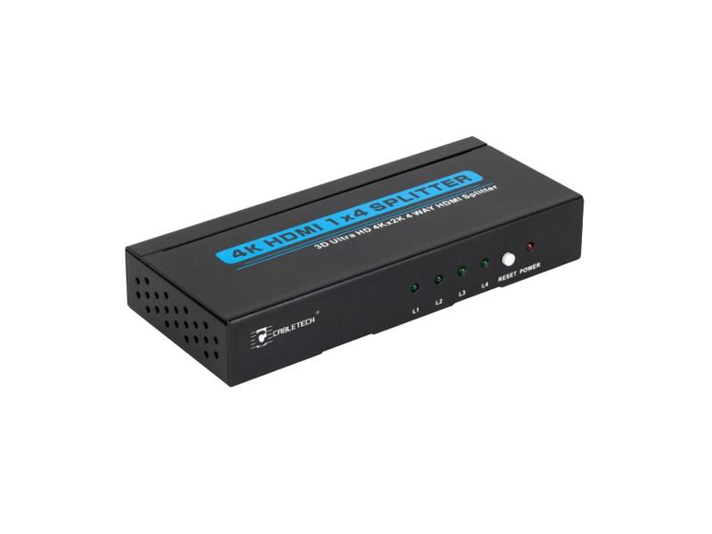 Rozbočovač CABLETECH HDMI splitter 1 - 4 port