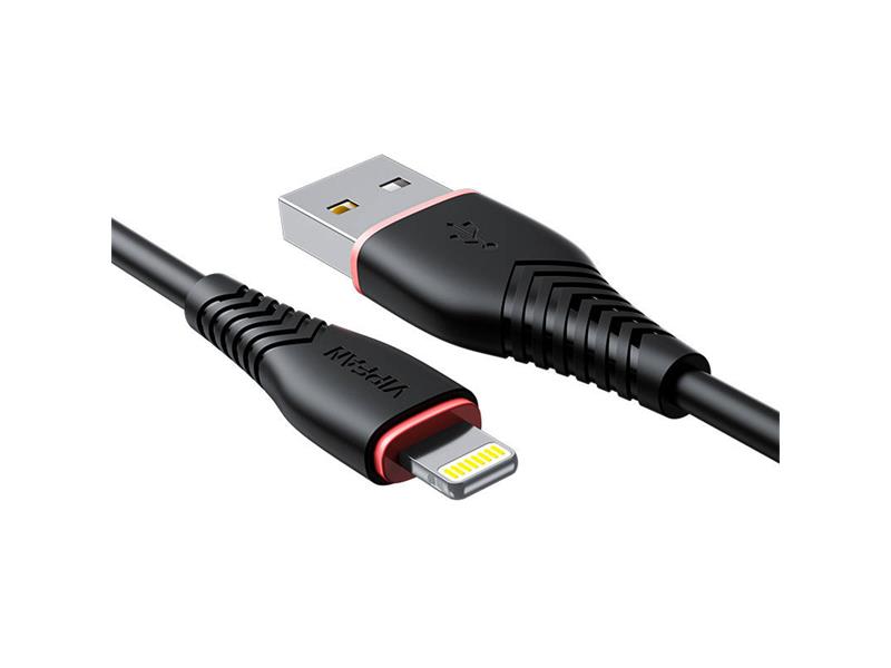 Kabel VIPFAN X01 Anti-Break USB /Lightning 1m Black