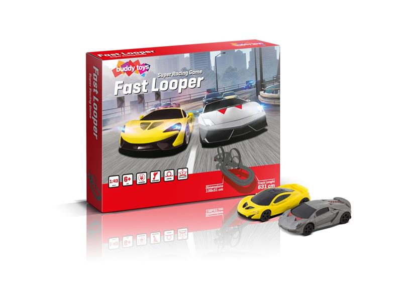 Autodráha Fast BUDDY TOYS BST 1633 - zánovní - vyzkoušeno