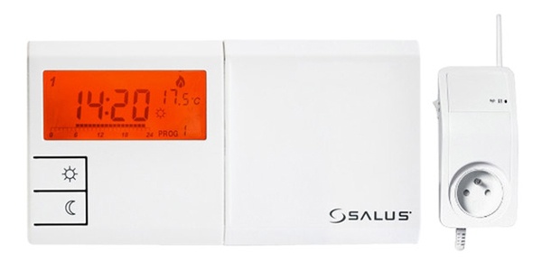 Termostat SALUS 091FLTX+ bezdrátový - rozbaleno - poškozený originální obal + výplň