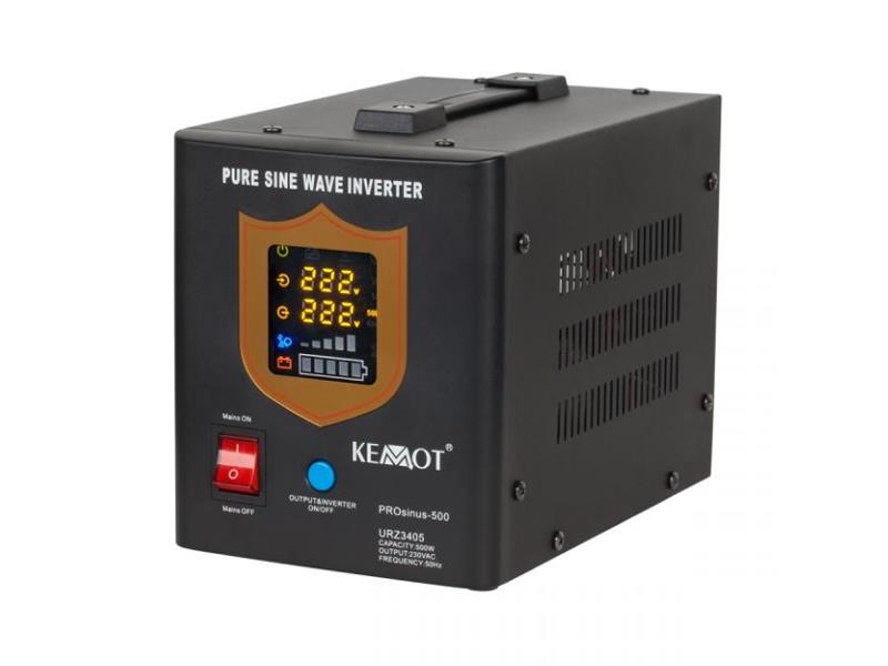Zdroj záložní KEMOT PROsinus 500W 12V - rozbaleno - bez originálního obalu
