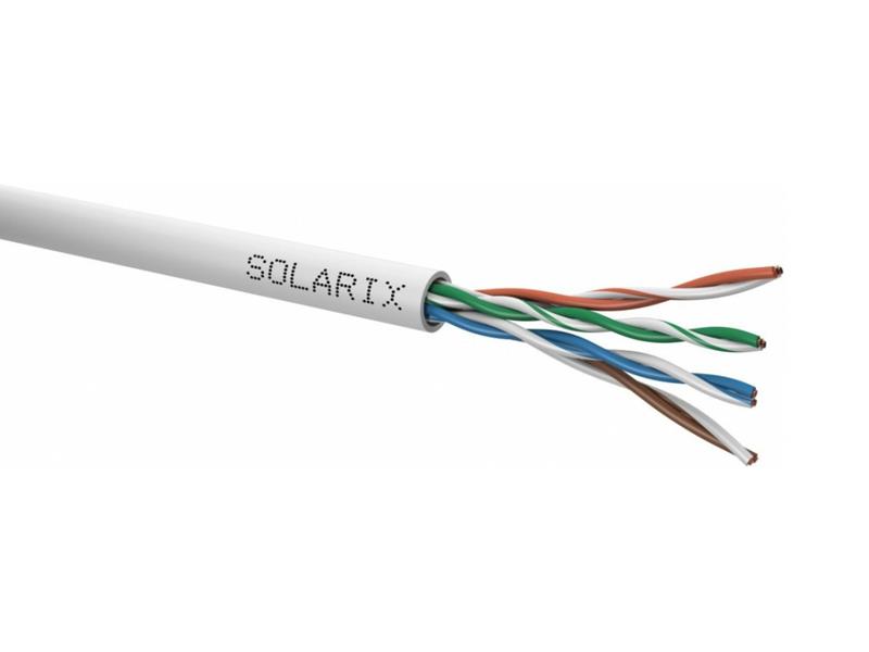 Vodič SOLARIX CAT5E UTP PVC Eca 100m / box