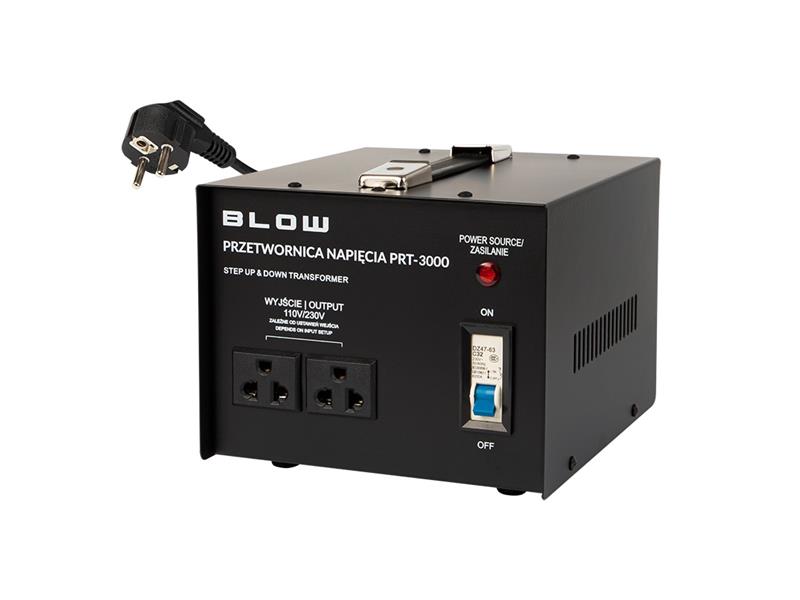Měnič napětí BLOW PRT-3000 230V/110V 3000W - zánovní - bez originálního obalu