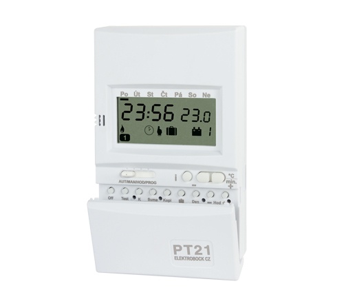 Termostat ELEKTROBOCK PT21 - rozbaleno - prasklý obal