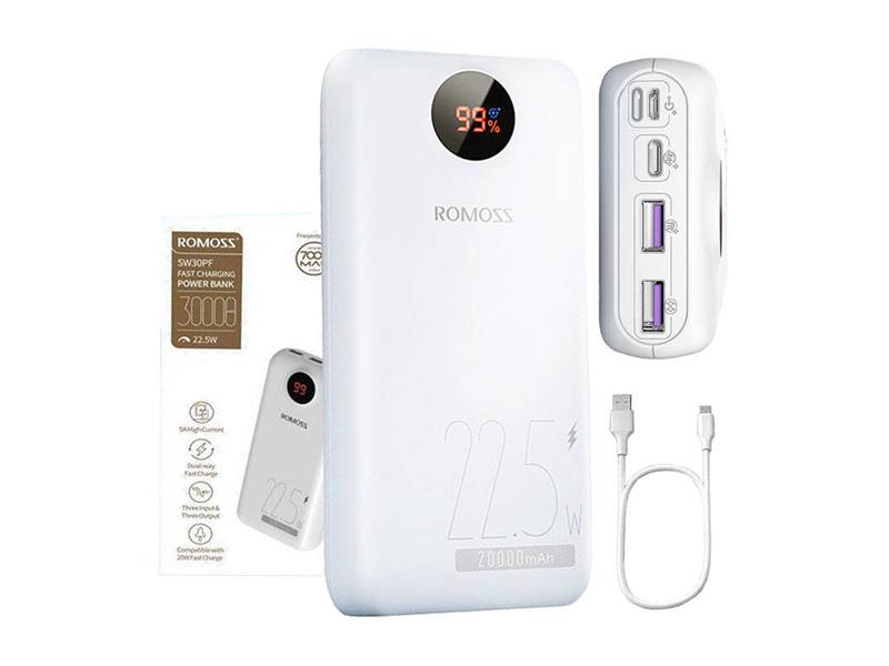 PowerBank ROMOSS PSW30PF 30000mAh White