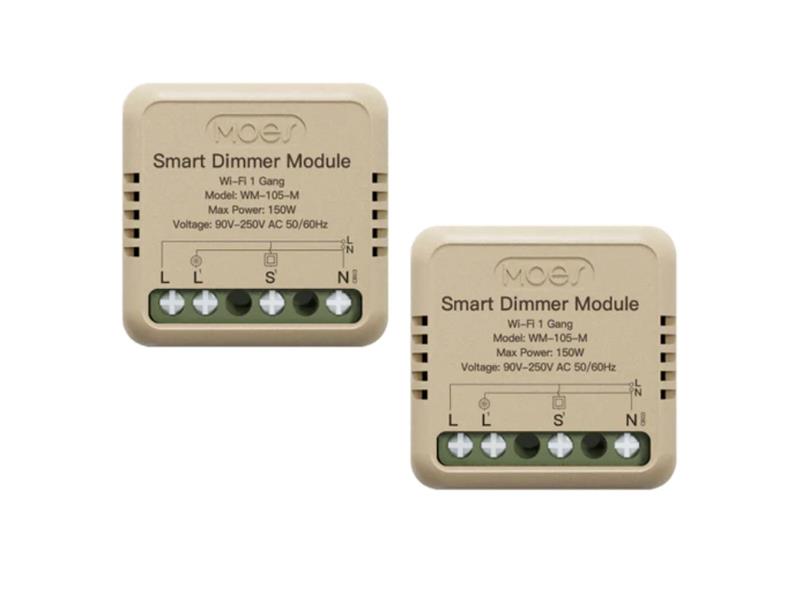 Smart ovladač osvětlení MOES Switch Module MS-105B-M WiFi Tuya 2ks