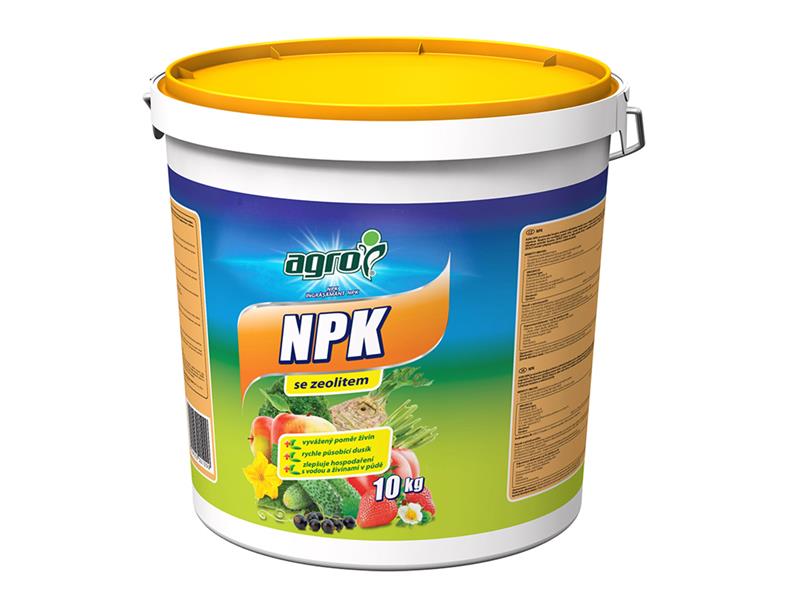 Hnojivo AGRO NPK 10kg kbelík - rozbaleno -JEN prasklý kýblík