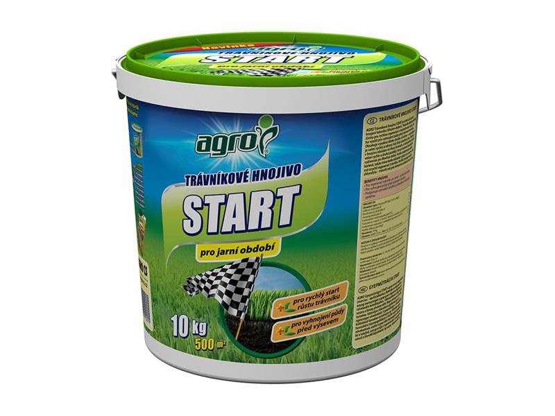 Trávníkové hnojivo AGRO Start 10kg - rozbaleno - prasklý kýbel
