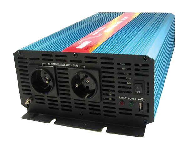 Měnič napětí CARSPA P2000 24V/230V 2000W čistá sinusovka - rozbaleno - bez originálního obalu
