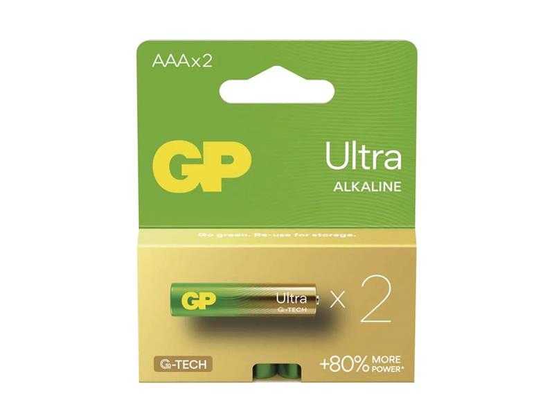 Baterie AAA (R03) alkalická GP Ultra 2ks