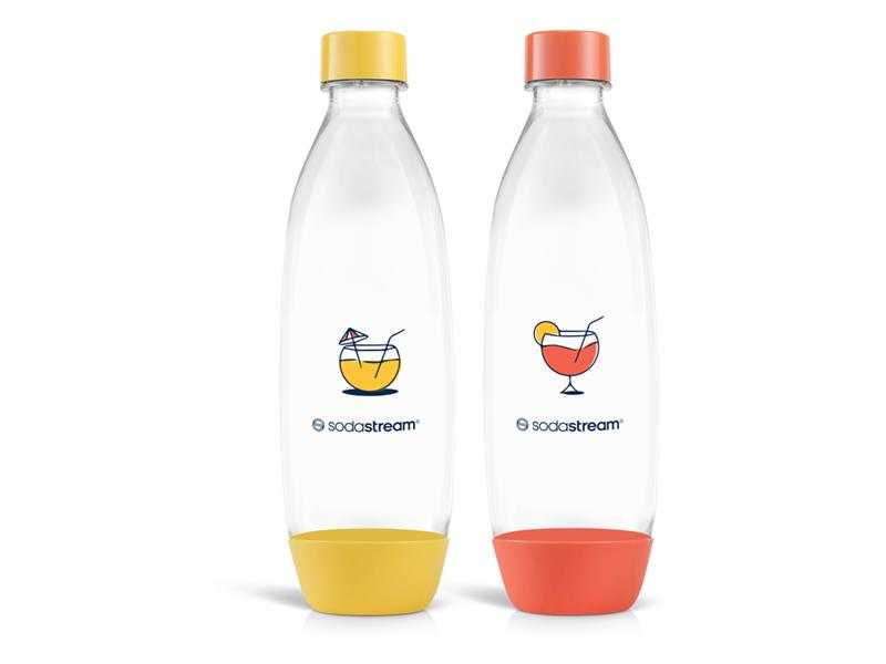 Láhev SodaStream Fuse DuoPack Orange/Yellow 2x1l