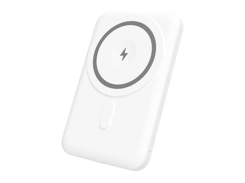 PowerBank YENKEE YPB 501 Silic White MagSafe 5000mAh