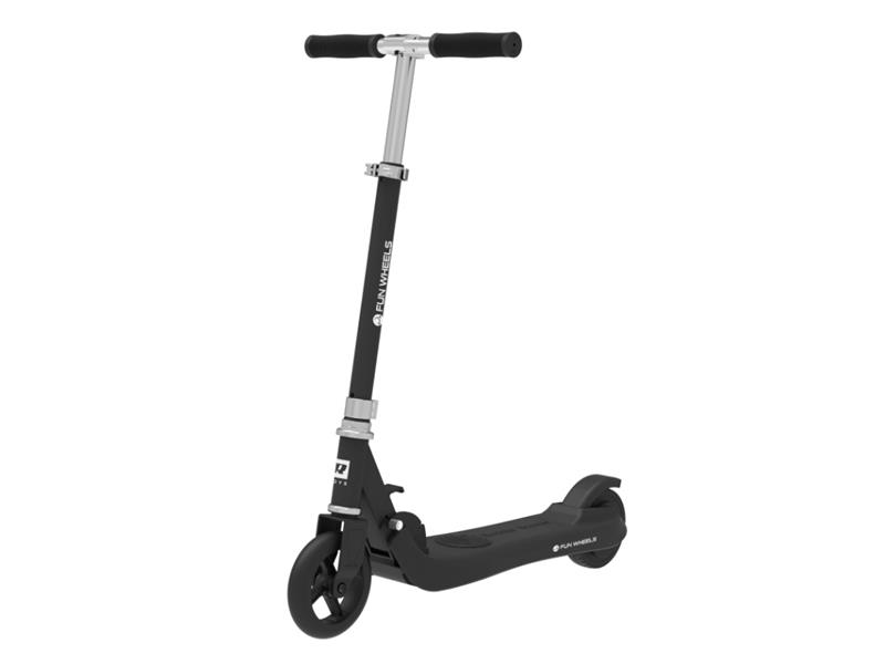 Koloběžka elektrická REBEL FUN WHEELS BLACK dětská - zánovní - bez obalu