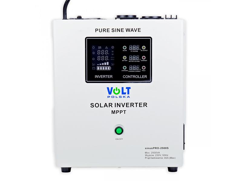 Solární regulátor VOLT Sinus Pro 2500 S 24/230V 2500VA 1800W MPPT 40A - rozbaleno