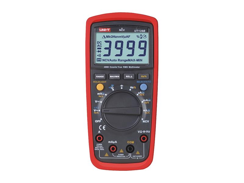 Multimetr UNI-T UT139B - rozbaleno - pokrčený obal