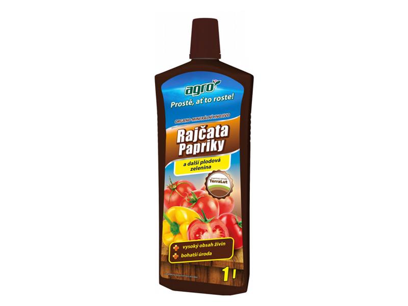 Hnojivo pro rajčata a papriky AGRO OM 1l - rozbaleno - vylito cca 20ml