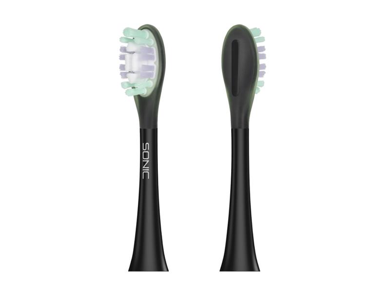 Hlavice pro zubní kartáčky TEESA Sonic Elite Black měkké
