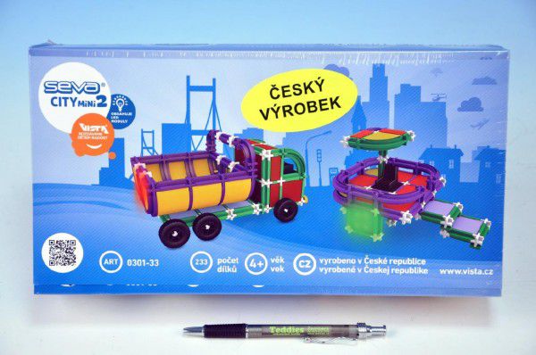 Seva City mini 2 Stavebnice plast 233ks v krabici 31