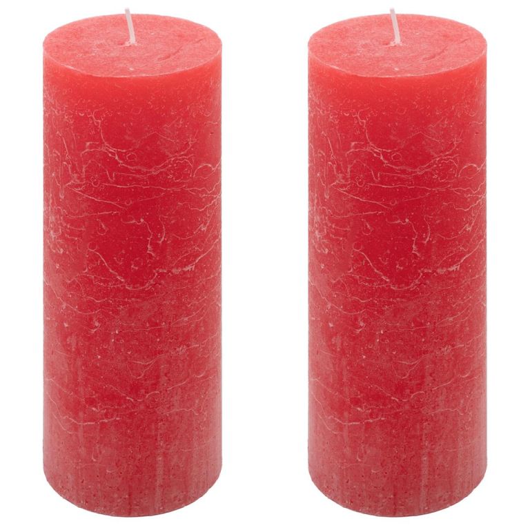 Sada rustikálních svíček