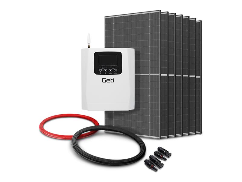 Sada pro solární ohřev vody GETI GWH03W 3080Wp 7x PV TRINA