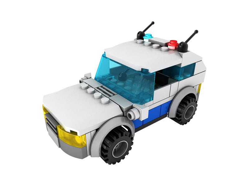Stavebnice LIGHT STAX SHOW Hybrid Flashing Police Car
