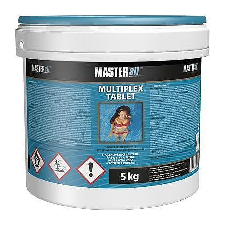 Multifunkční tablety pro chlorovou dezinfekci bazénové vody MASTERsil 5kg