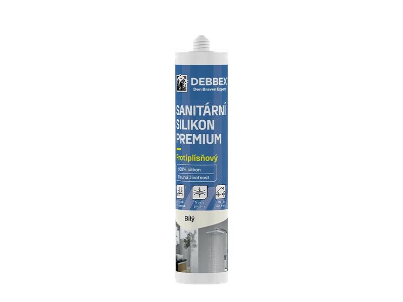 Silikon sanitární DEBBEX PREMIUM bílý 280ml
