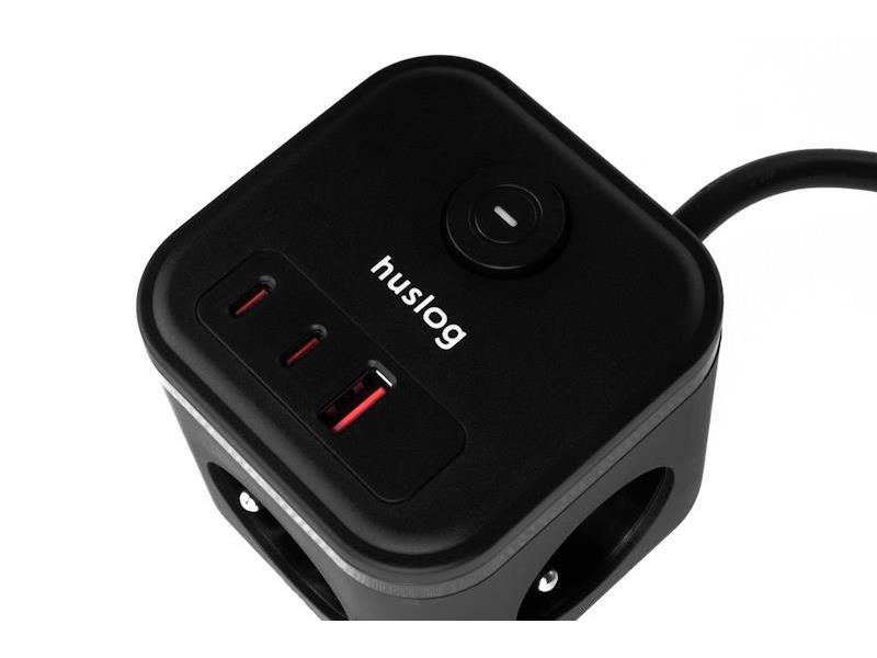 Prodlužovací kabel HUSLOG 20W Black 1