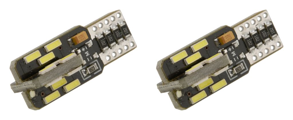 Žárovka 24 LED 12V T10 NEW-CAN-BUS bílá 2ks Compass