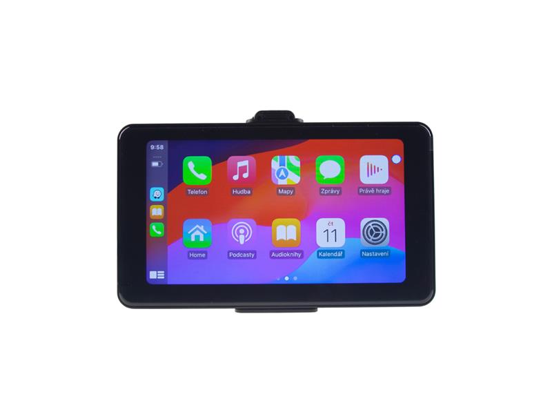 Displej Apple CarPlay / Android Auto CARCLEVER DS-706CA - rozbaleno - polepený obal