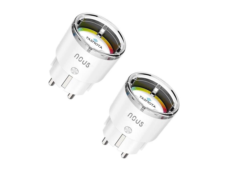 Smart sada zásuvek NOUS A1T/2pack WiFI Tasmota - rozbaleno - bez vnitřní výplně