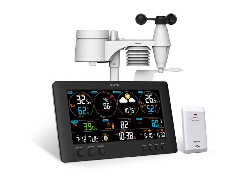 Meteostanice SENCOR SWS 12500 WiFi - rozbaleno - poškozený obal
