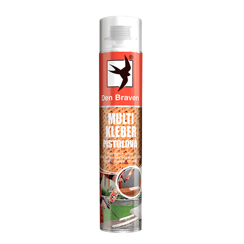 Pěna DEN BRAVEN MULTI KLEBER pistolová 750ml - rozbaleno - prasklé víčko