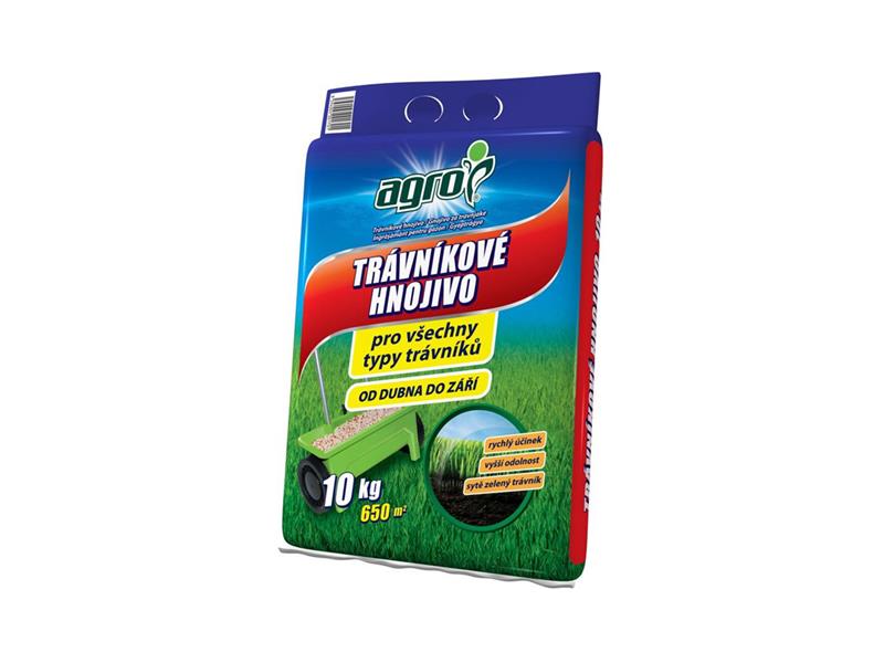 Trávníkové hnojivo AGRO 10kg pytel - rozbaleno - roztržený obal